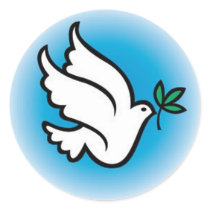 peace dove sticker