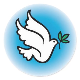 peace dove sticker
