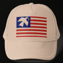 Peace Dove U.S. Flag Hat by elfyboy Peace Dove U.S. Flag Hat