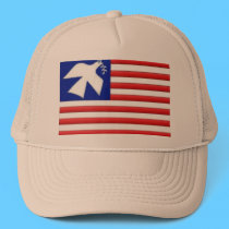 Peace Dove U.S. Flag Hat hats