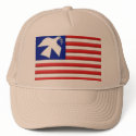 Peace Dove U.S. Flag Hat by elfyboy Peace Dove U.S. Flag Hat