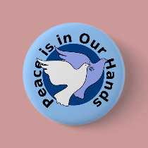 Peace Doves buttons