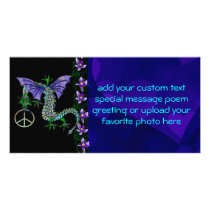 Peace Dragon Photo Card Template