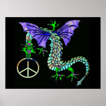 Peace Dragon Print