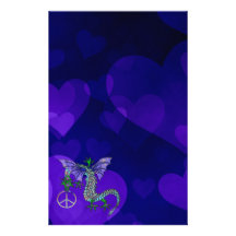 Peace Dragon Stationery Design