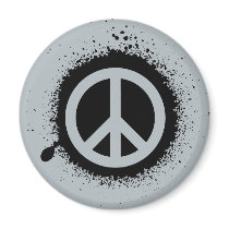 Peace drip magnets