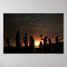 Peace druids stones posters