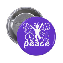 Peace Dude Button buttons