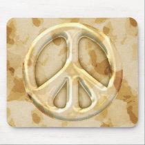 Peace Earth Camouflage mousepads