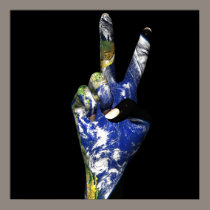 Peace Earth Poster posters