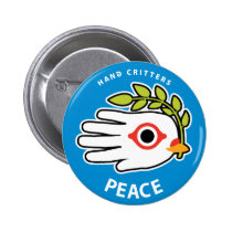 Peace English button