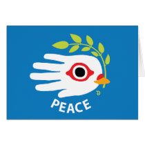 Peace English card