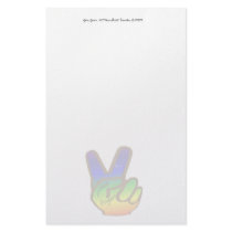 Peace Finger Stationery