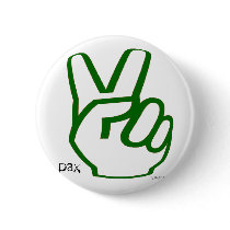 Peace Fingers - Green buttons