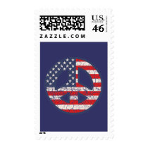Peace-Flag-dist Postage Stamps