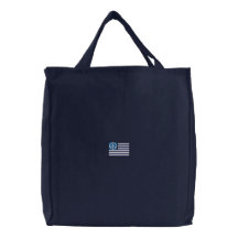 Peace Flag Embroidered Bags