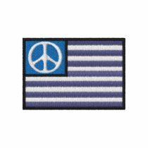 Peace Flag embroidered shirts by orsobear Peace Flag embroidered shirts