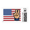 Peace Flag postage postage by patriotic_tshirts Peace Flag postage postage