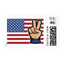 Peace Flag postage postage by patriotic_tshirts Peace Flag postage postage