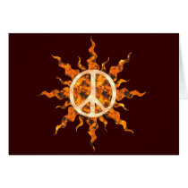 Peace Flame Spiral cards
