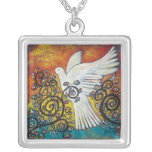Peace Flew In Dove Necklace