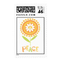 Peace flower copy postage