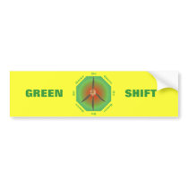 Peace Flower - Go Green bumper stickers by karmasherbs Peace Flower - Go Green bumper stickers