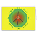 Peace Flower - Go Green cards