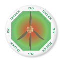 Peace Flower - Go Green magnets