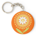 Peace flower Key Chain