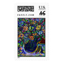 Peace Flower postage by daviniart Peace Flower postage