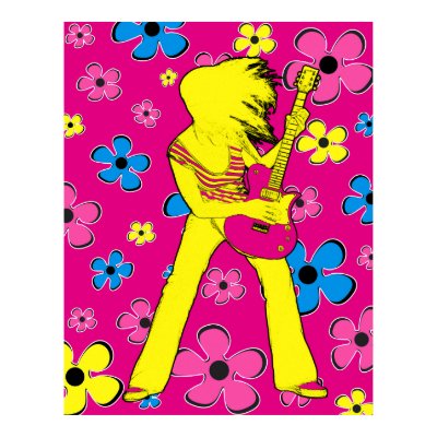 Peace Flower Poster by rockoutdesigns