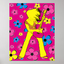 Peace Flower Poster
