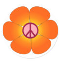 Peace Flower sticker