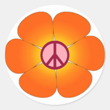 Peace Flower sticker