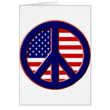 Peace for America Greeting Cards