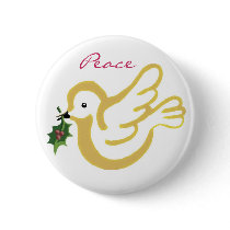 Peace for Christmas buttons by Annaart Peace for Christmas buttons