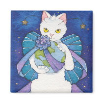 Peace for Christmas magnets