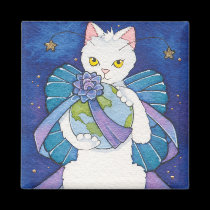 Peace for Christmas magnets