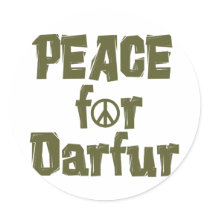 Peace For Darfur 1 stickers by awarenessgifts Peace For Darfur 1 stickers