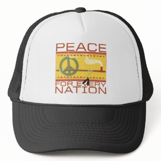 Peace for Every Nation Mesh Hats
