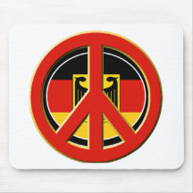 Peace for Germany Mousepads