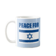 Peace for Israel mug