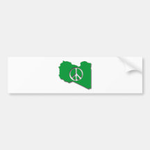 Peace for Libya Bumper Stickers