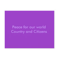 Peace for our worldCountry and Citizens postcards by peoplepeacepopular Peace for our worldCountry and Citizens postcards