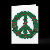 Peace for the Holidays Card