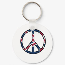 Peace for United Kingdom keychains by creativewizzard Peace for United Kingdom keychains
