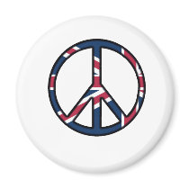 Peace for United Kingdom magnets by creativewizzard Peace for United Kingdom magnets