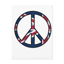 Peace for United Kingdom postcards by creativewizzard Peace for United Kingdom postcards