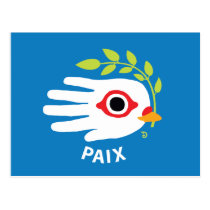 Peace French postcard